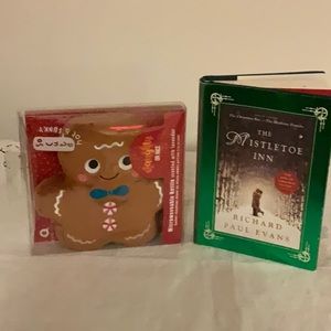 NWT Holiday Book and Microwaveable Hottie
